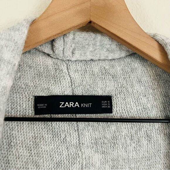 Zara Gray Women's Cardigan Sweater - Picture 5 of 8